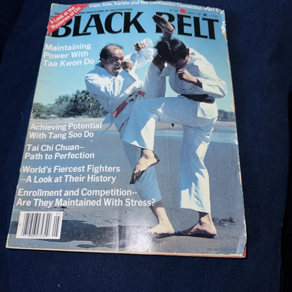 Black Belt Magazine May 1979 Tae Keon Do Tang Soo Do No‎ Label Newsstand